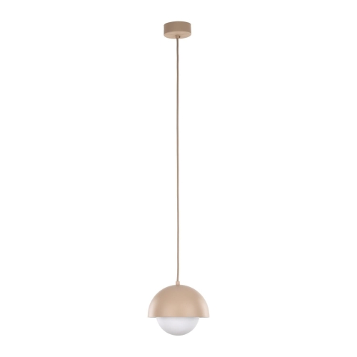 Przejdź do produktu Lampa wisząca BONO SABIA metalowa z białą kulą