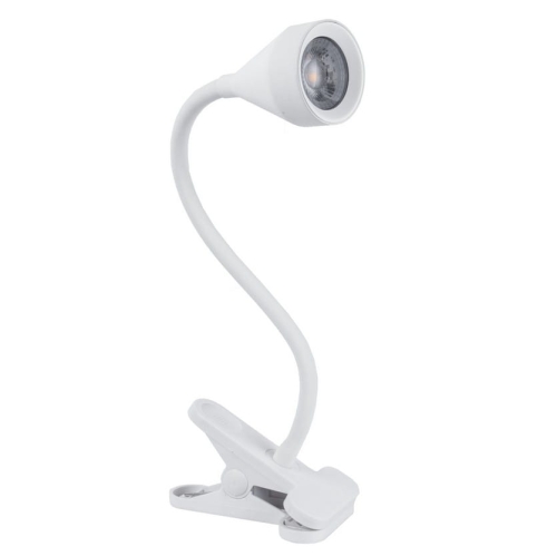 Przejdź do produktu Lampka biurkowa z klipsem DAO LED B biała