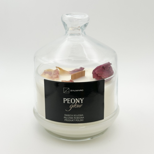 Przejdź do produktu Świeca sojowa Panna Cotta & Raspberry w naczyniu z pokrywką 220 ml