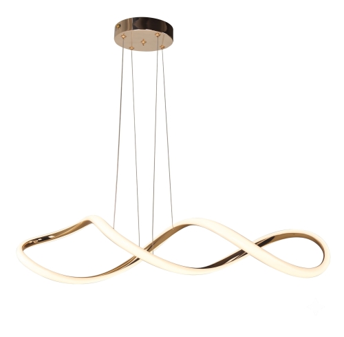 Przejdź do produktu Lampa wisząca SNELLO złota ledowa 32W, CCT