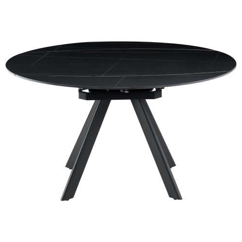 Przejdź do produktu Stół rozkładany RAVIN 80-135cm ceramiczny czarny