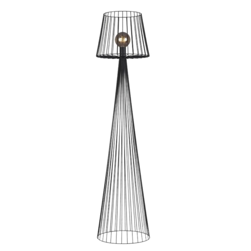 Przejdź do produktu Lampa podłogowa SOUL czarna metalowa