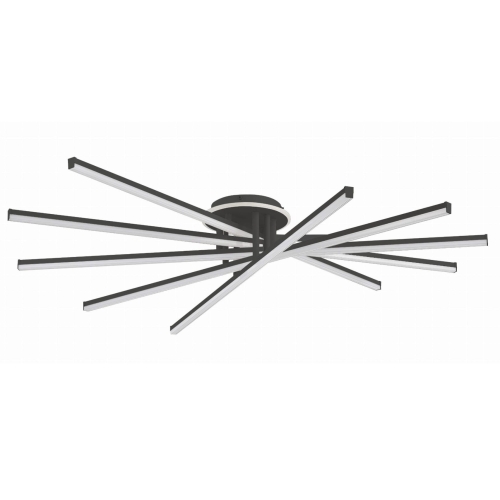Przejdź do produktu Lampa sufitowa ledowa LUNARA czarna