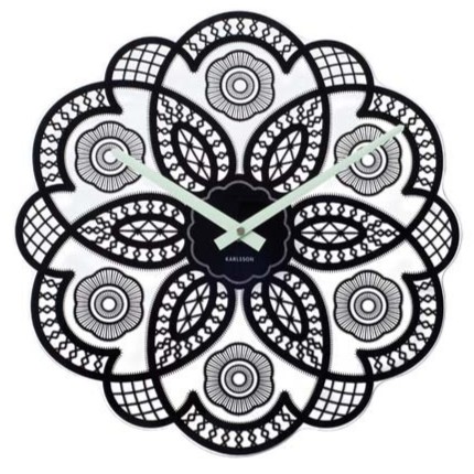 Przejdź do produktu Zegar ścienny LACE CUT OUT czarny