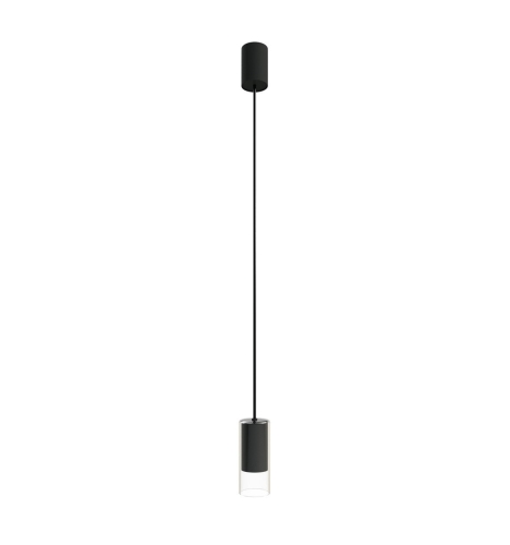 Przejdź do produktu Lampa wisząca sufitowa CYLINDER S czarna