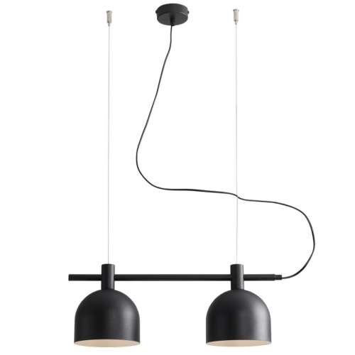 Przejdź do produktu Lampa sufitowa wisząca nad stół BERYL II czarna