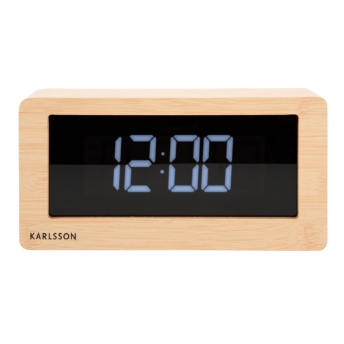 Przejdź do produktu Zegar stołowy FLIP BOXED LED jasne drewno