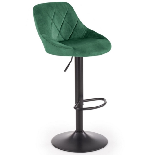 Przejdź do produktu Hoker, stołek barowy H101 velvet zielony