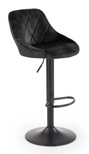 Przejdź do produktu Hoker, krzesło barowe H101 velvet czarny