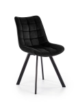 Krzesło tapicerowane K332 velvet czarny