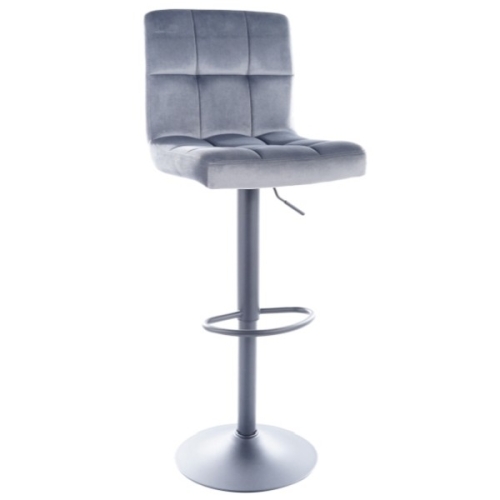 Przejdź do produktu Hoker, krzesło barowe C105 velvet szary