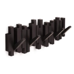 Wieszak ścienny STICKS kawa