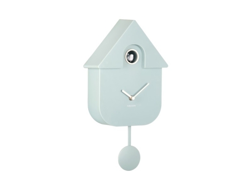 Przejdź do produktu Zegar ścienny z kukułką MODERN CUCKOO błękitny
