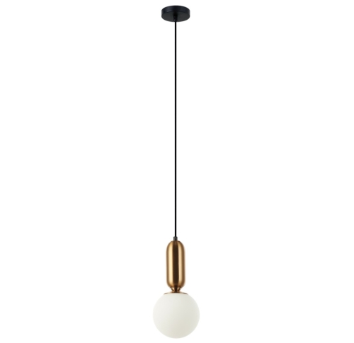 Przejdź do produktu Lampa wisząca ALDEVA 1S brąz antyczny