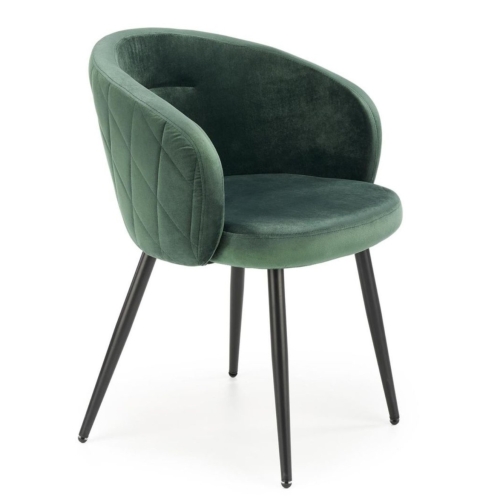 Przejdź do produktu Krzesło tapicerowane K430 velvet zielony