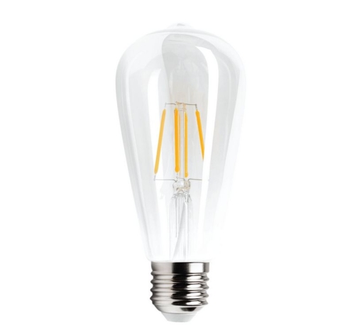 Przejdź do produktu Żarówka E27 LED ST64 8W 4000K barwa dzienna, naturalna