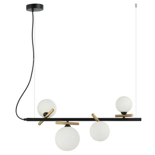 Przejdź do produktu Lampa sufitowa, wisząca REVERSO 4 czarna