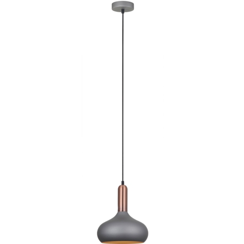 Przejdź do produktu Lampa sufitowa wisząca QUESMO szara