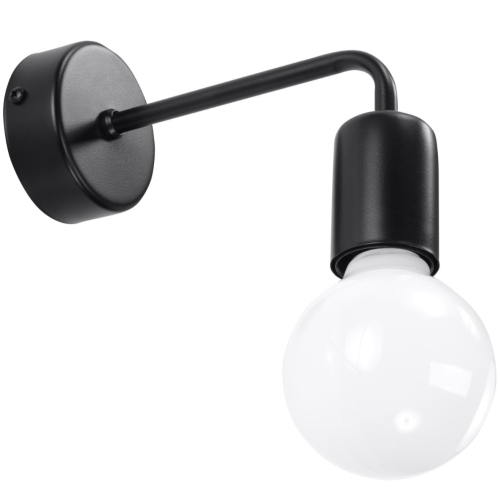 Przejdź do produktu Lampa ścienna, kinkiet DUOMO czarny