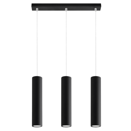 Przejdź do produktu Lampa sufitowa wisząca LAGOS 3 czarna