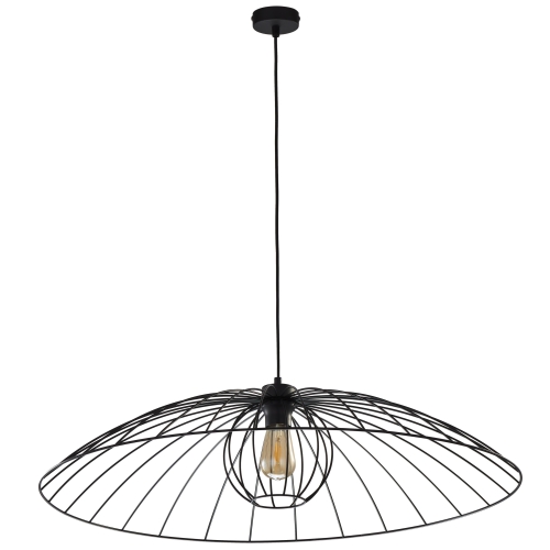 Przejdź do produktu Lampa sufitowa wisząca BARBELLA 80 czarna