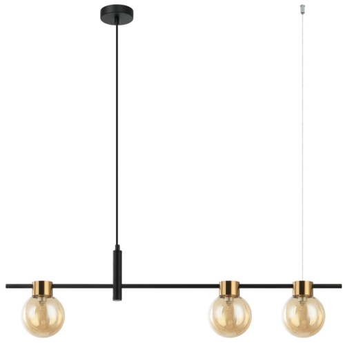 Przejdź do produktu Lampa wisząca BLETTER 3 bursztynowa