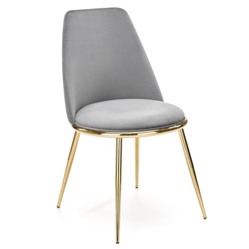 Przejdź do produktu Krzesło tapicerowane K460 velvet szary