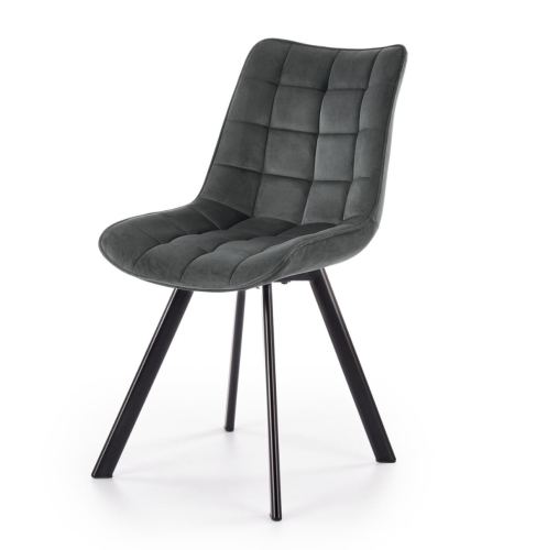 Przejdź do produktu Krzesło tapicerowane K332 velvet ciemny szary