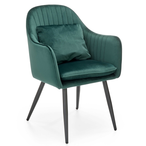 Przejdź do produktu Krzesło tapicerowane K464 velvet zielony