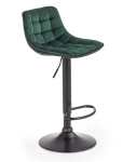 Hoker, krzesło barowe H95 velvet zielony