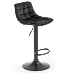 Hoker, krzesło barowe H95 velvet czarny