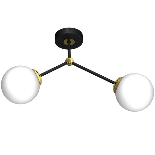 Przejdź do produktu Lampa sufitowa JOY 2 czarna, złota