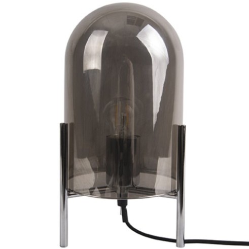 Przejdź do produktu Lampa stołowa GLASS BELL szara