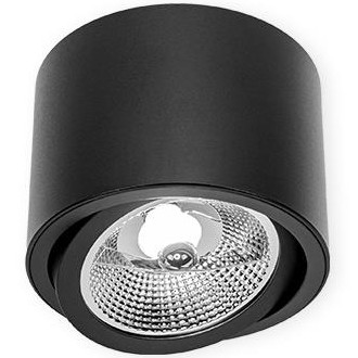 Przejdź do produktu Lampa sufitowa, spot AR111 okrągły czarny ruchomy