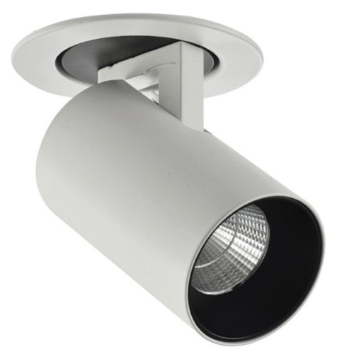 Przejdź do produktu Lampa podtynkowa, wpust LUNA biało-czarny