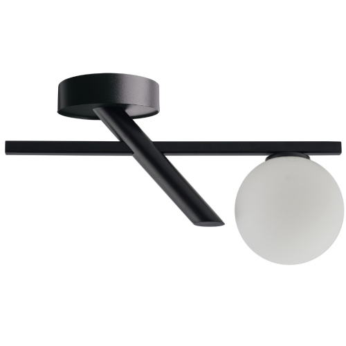 Przejdź do produktu Lampa sufitowa ZOE 1 czarna biała
