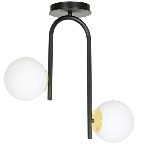 Przejdź do produktu Lampa sufitowa RAGNAR 2 OPAL czarna