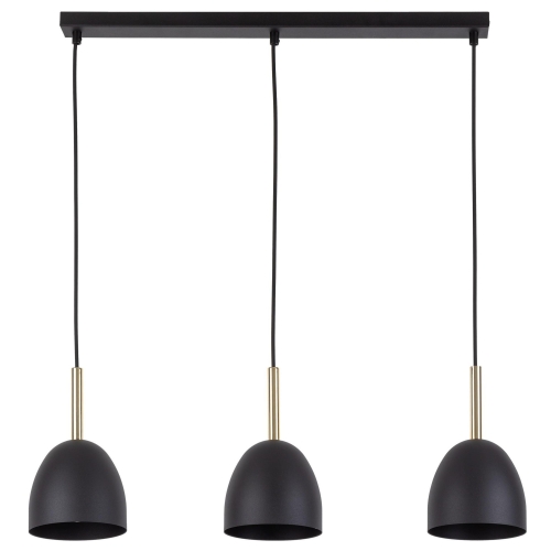 Przejdź do produktu Lampa sufitowa wisząca NORD 3 czarna