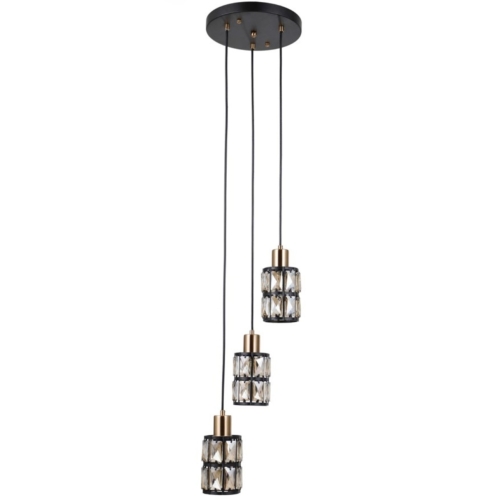 Przejdź do produktu Lampa sufitowa wisząca MENFI czarna