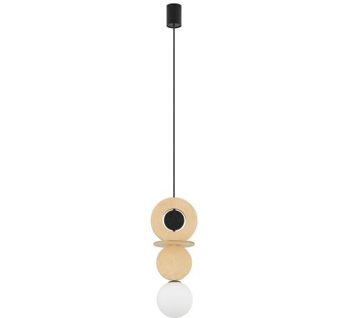 Przejdź do produktu Lampa sufitowa wisząca DROPS WOOD A drewno
