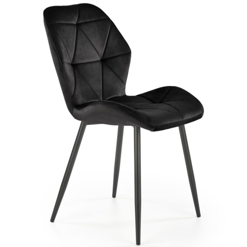 Przejdź do produktu Krzesło tapicerowane K453 velvet czarne