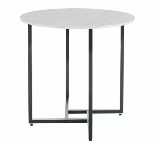 Przejdź do produktu Stół okrągły ALTO II 80 cm biały efekt marmuru