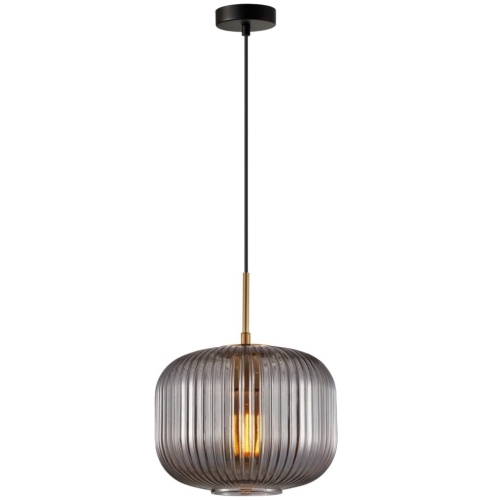 Przejdź do produktu Lampa sufitowa wisząca GAVINO szkło dymione