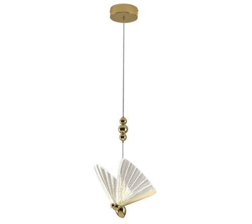 Przejdź do produktu Lampa sufitowa, wisząca Mariposa 1 złota