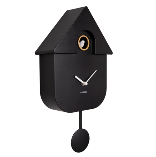 Przejdź do produktu Zegar ścienny z kukułką MODERN CUCKOO czarny