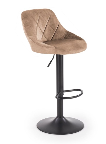 Przejdź do produktu Hoker, krzesło barowe H101 velvet beżowy