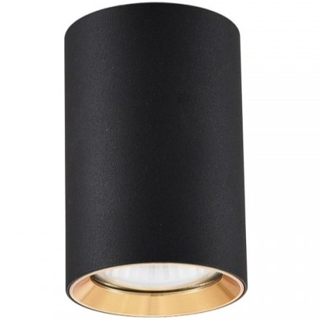 Przejdź do produktu Lampa sufitowa, spot 13 cm czarny, złoty MANACOR