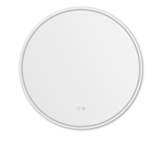 Przejdź do produktu Okrągłe LUSTRO LED podgrzewane podświetlane do łazienki 80 cm