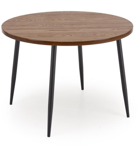 Przejdź do produktu Stół okrągły BARRY 105 cm orzechowy