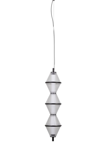 Przejdź do produktu Lampa sufitowa wisząca FUENTE 3 czarna